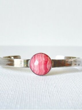 Sterling Silver vintage Cuff bangle bracelet